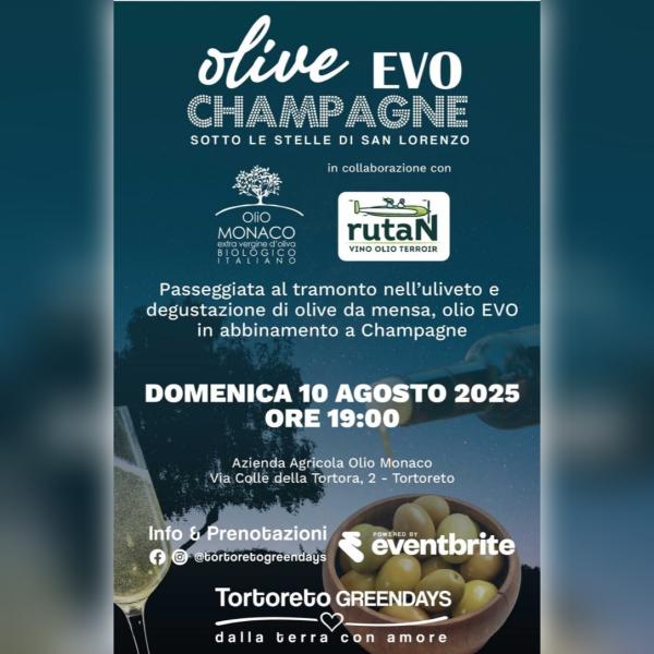Champagne under the stars of San Lorenzo