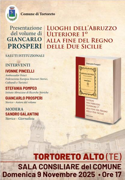 Luoghi dell’Abruzzo Ulteriore 1° alla fine del Regno delle Due Sicilie