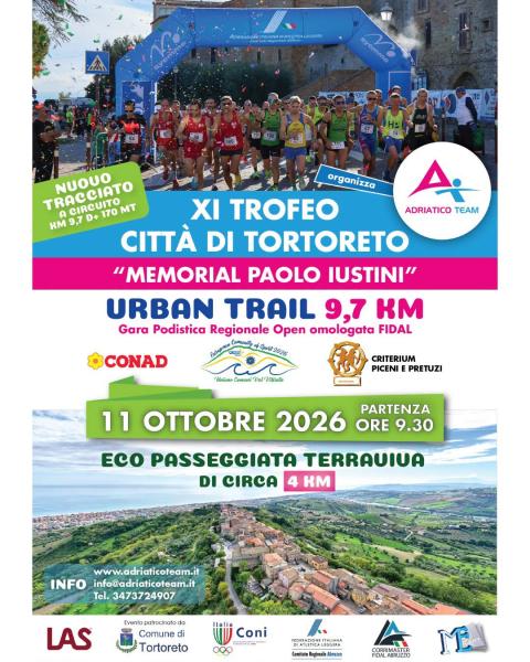 11th City of Tortoreto Trophy – Paolo Iustini Memorial