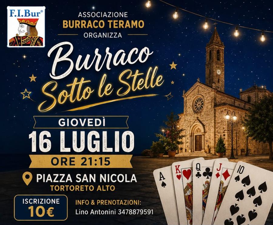 Burraco sotto le stelle