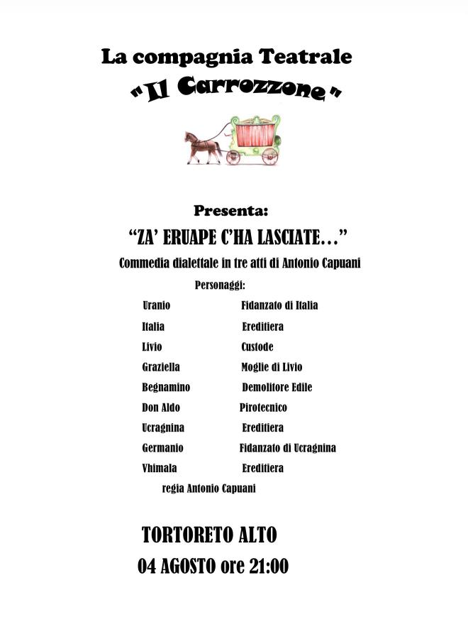 Za’ Eruape c’ha lasciate…