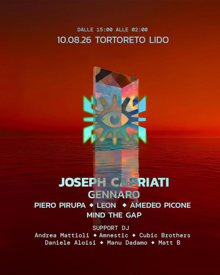 Musica elettronica con Joseph Capriati e numerosi DJ ospiti